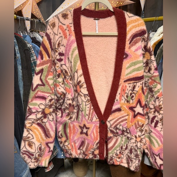 NWOT Free People Carson Cozy Cardigan - Picture 6 of 8